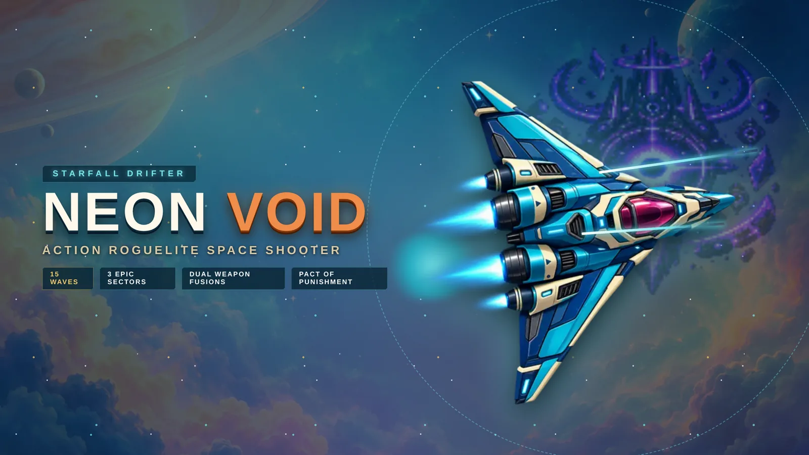NEON VOID: Starfall Drifter cover art