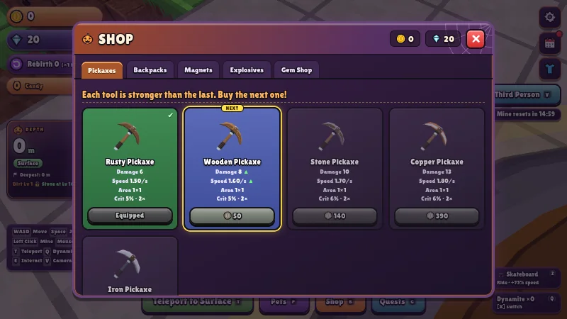 Mining Master — In-game 3