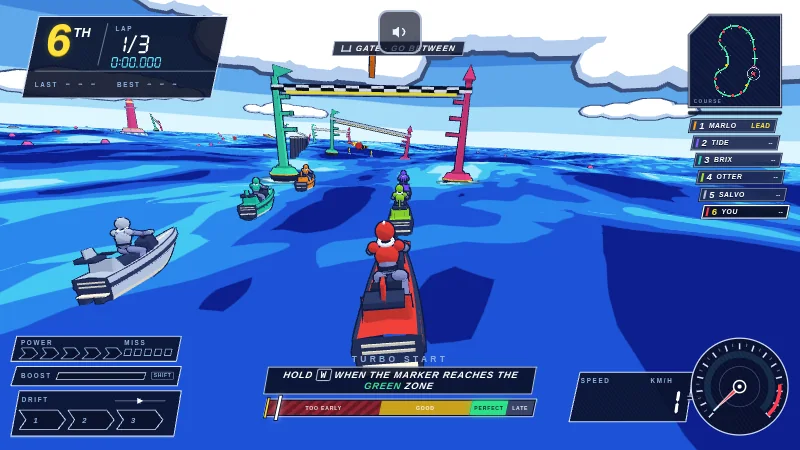 Ocean Rush — In-game 1