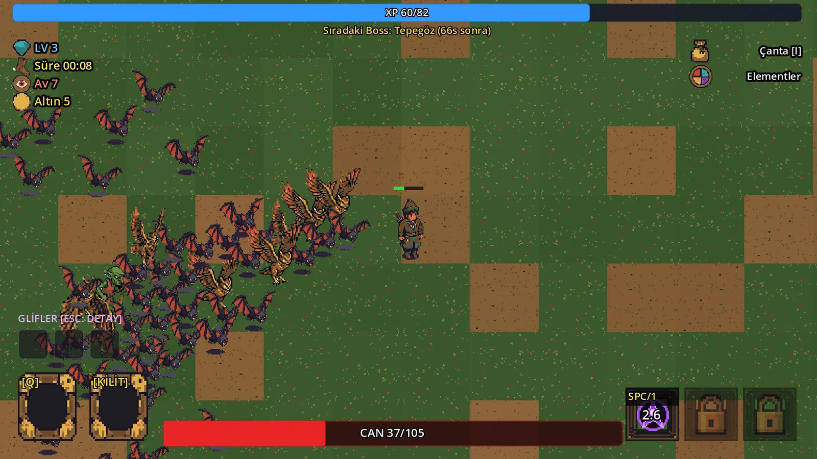 Task Bar Hero: Survivors — In-game 1